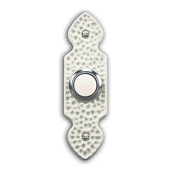 HEATHCO LLC Heathco 228100 Wired Push Button Doorbell White Finish